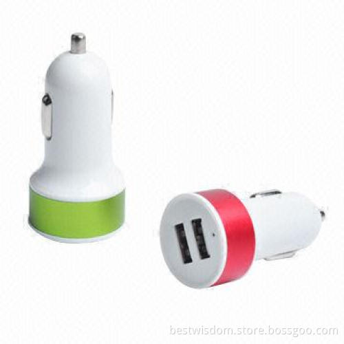 5V/2.1A/3.1A Dual USB Mobile Phone Chargers for iPad, iPhone, iPod, MP3/MP4, PSP